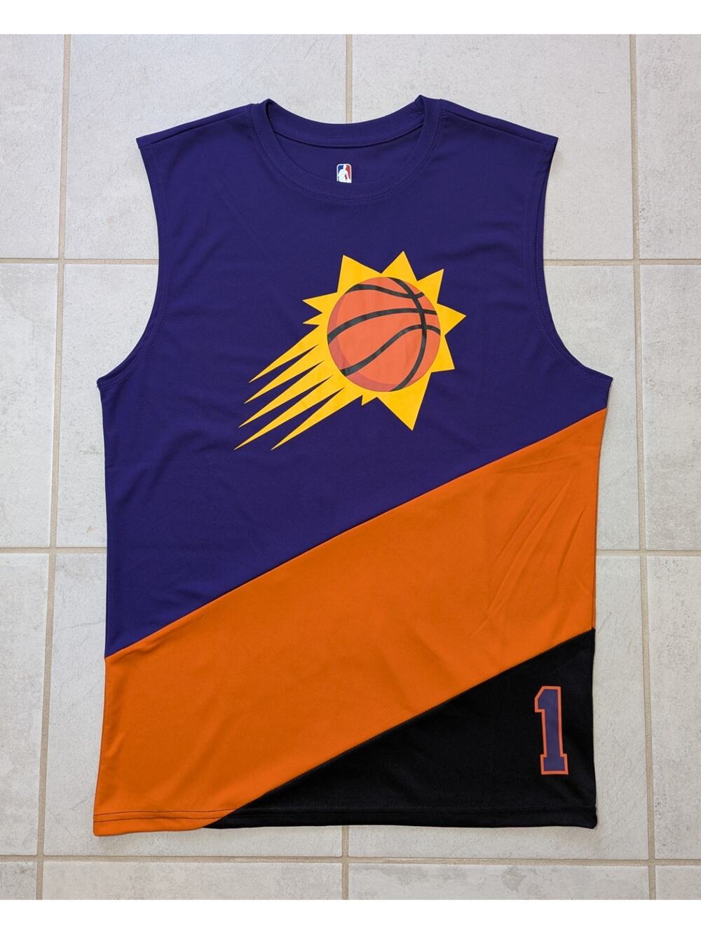 Phoenix Suns Men's Medium Jersey Shirt Purple Tank Top NBA Official Devin Booker